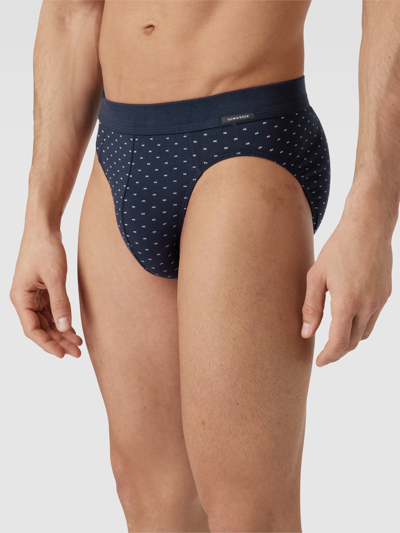 Slip mit elastischem Bund Modell 'Fashion Dayware Rio-Slip' in dunkelblau