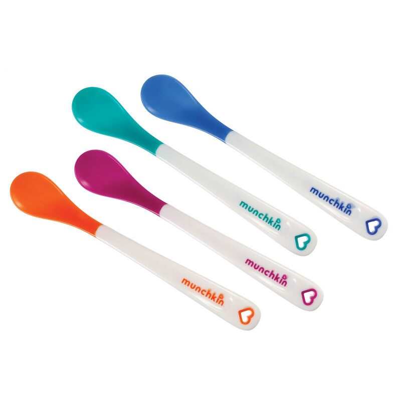 4 cuillères thermosensibles Munchkin