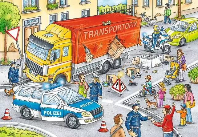 Kinderpuzzle ab 4 Jahren - Helden im Einsatz - 24 Teile