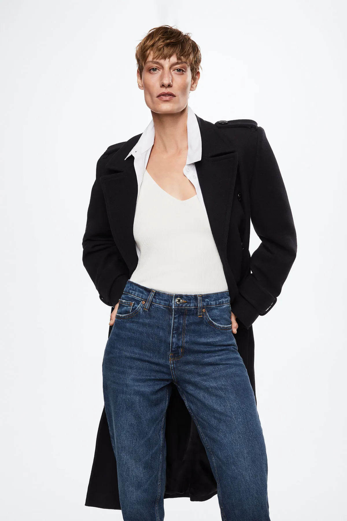 MANGO  Blaue Damenjeans 27020663