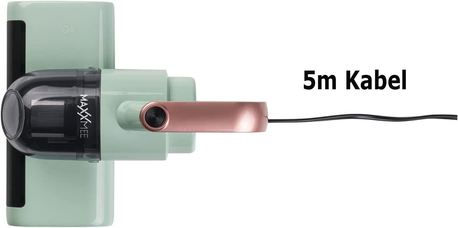 MAXXMEE Matratzenreinigungsgerät Milbensauger, 300,00 W, Metallfilter, UV-C-Licht