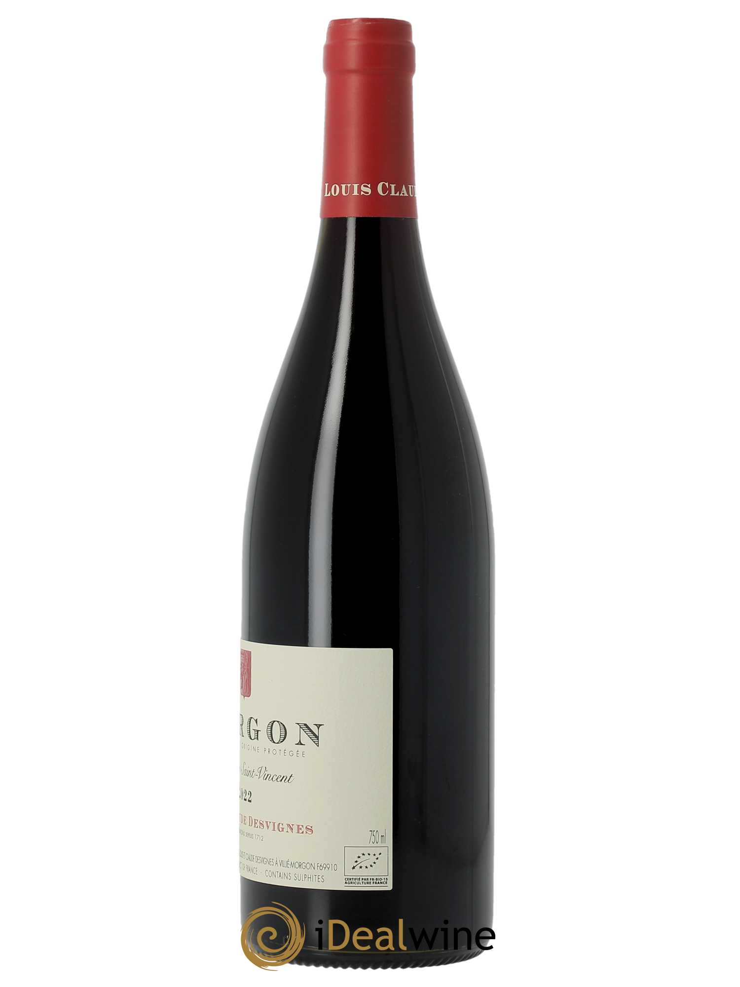 Morgon La Voûte Saint Vincent Louis-Claude Desvignes  2022 - Lot de 1 Bouteille