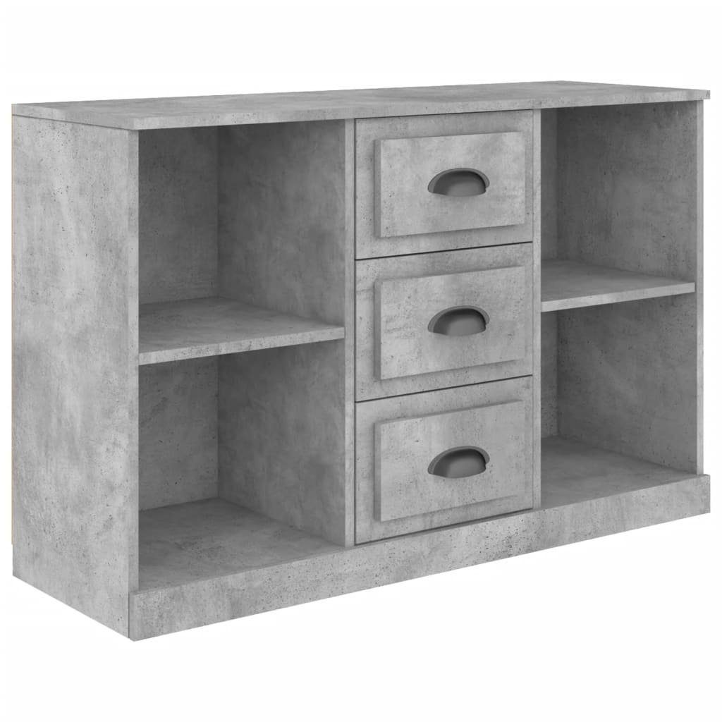 vidaXL Sideboard Sideboard Betongrau 104,5x35,5x67,5 cm Holzwerkstoff (1 St)