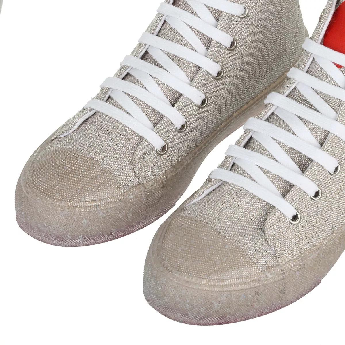 MOSCHINO Sneaker silber High-Top Sneaker