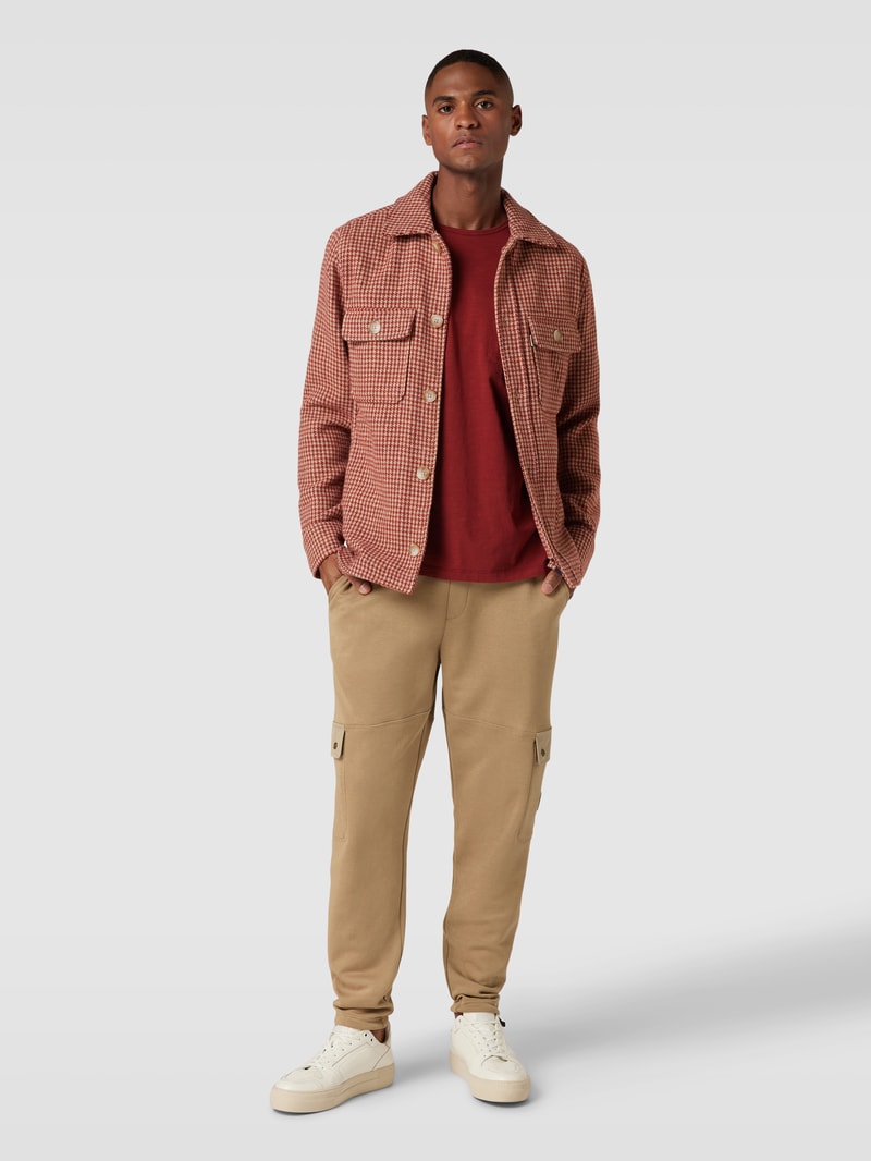 Sweatpants mit Cargotaschen Modell 'Dangkang' in camel