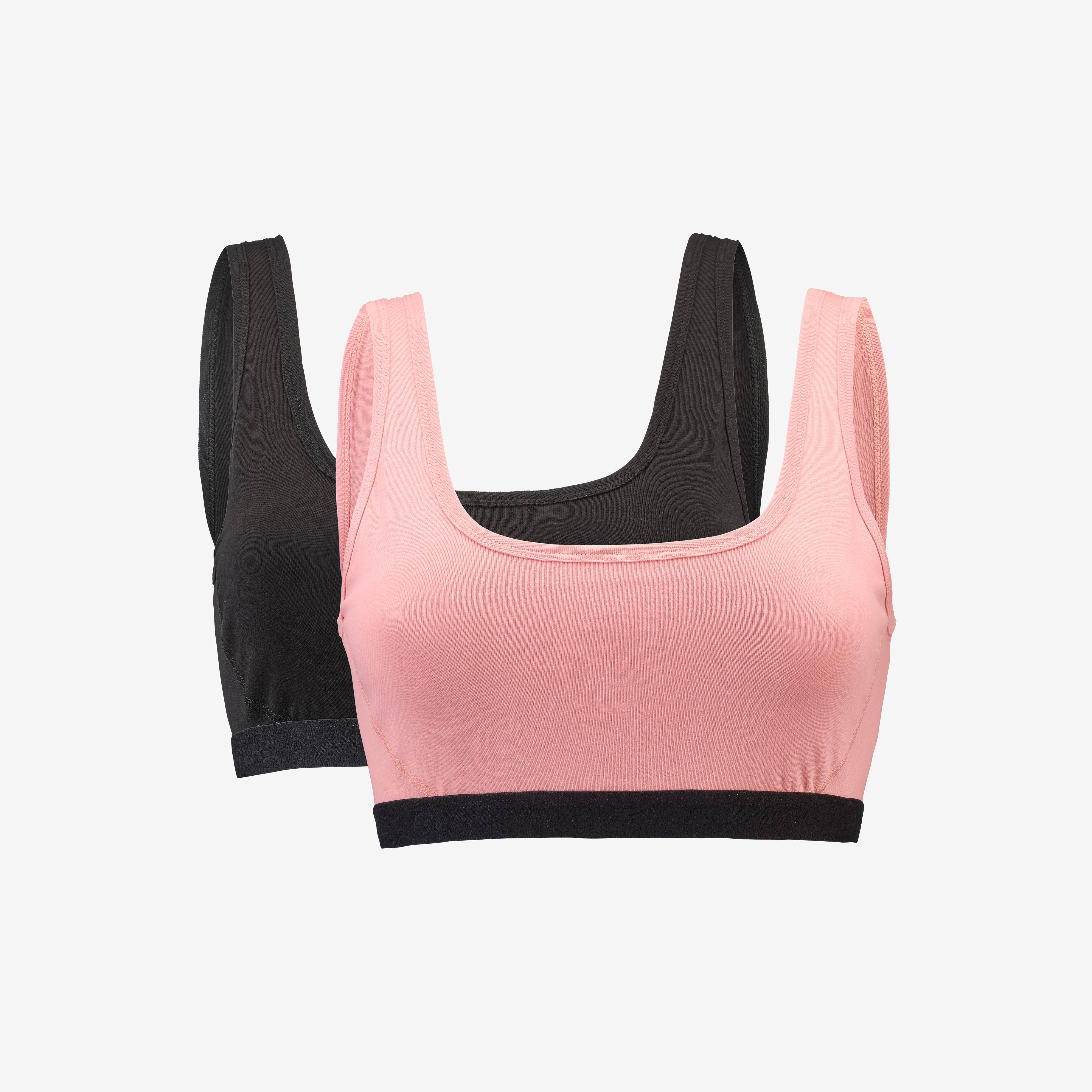 2-pack Ultimate Soft Bra Femme Black/Blush