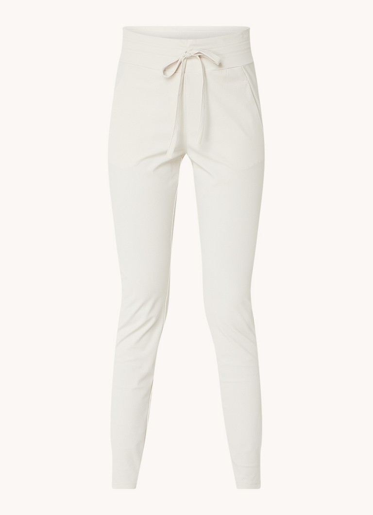 Studio Anneloes Stairdown high waist skinny fit trousers made of travel fabric