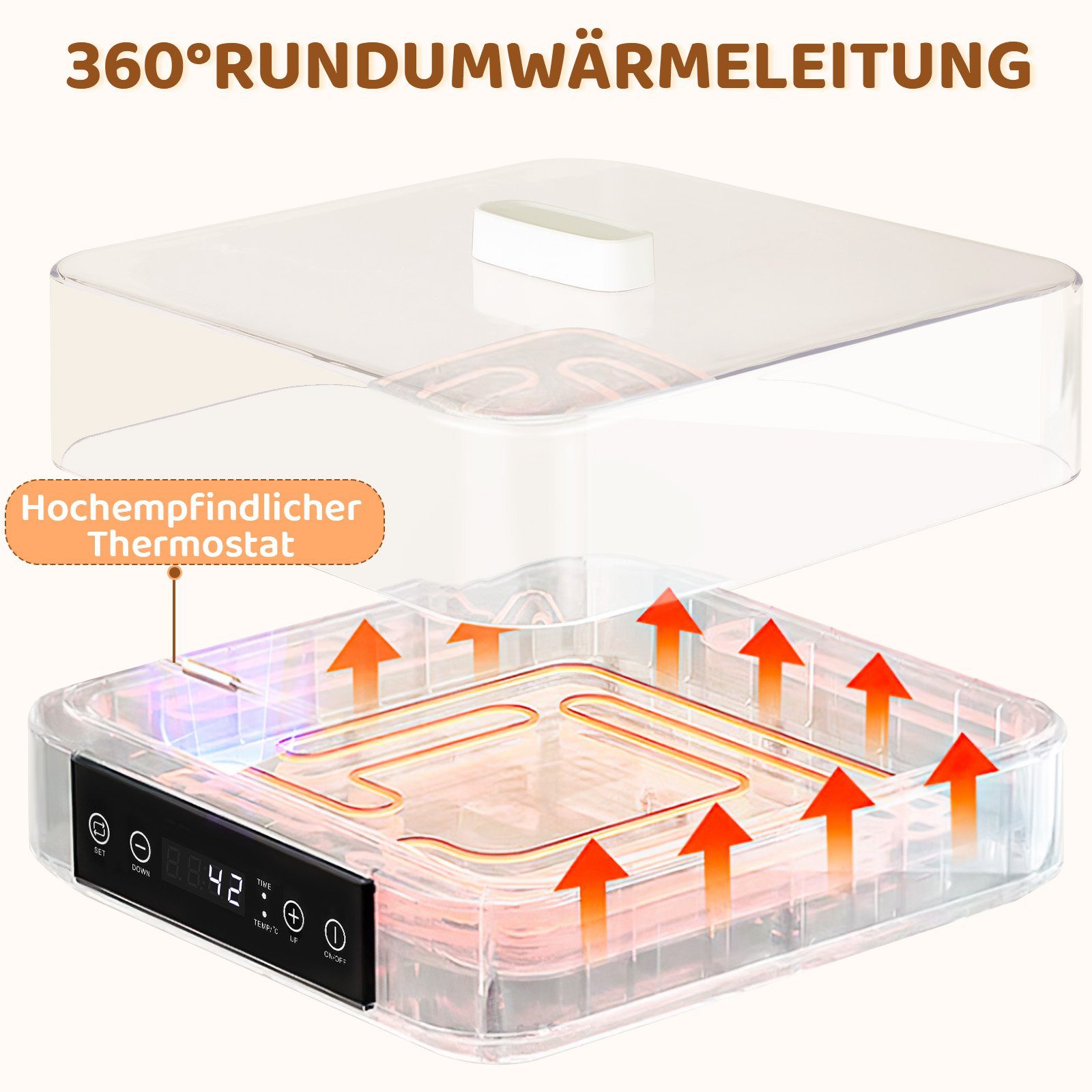 TLGREEN Joghurtbereiter, Digitale Joghurtmaschine, Yogurt Maker, mit 9 Portionsgläsern à 170 Ml