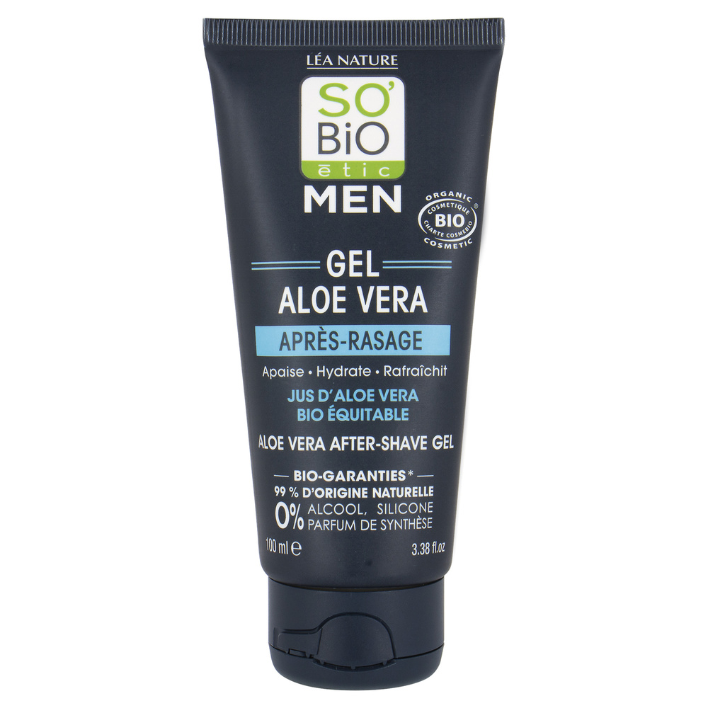 LÉA NATURE SO BiO étic Gel après-rasage, au jus d'Aloe Vera Bio Gel après rasage