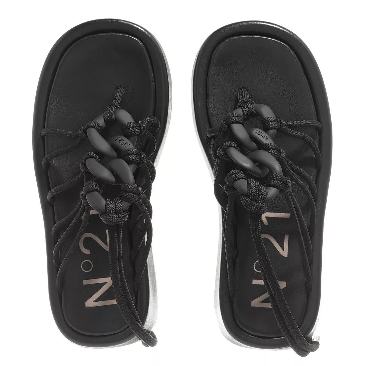 L´AUTRE CHOSE Zehentrenner schwarz Sandale