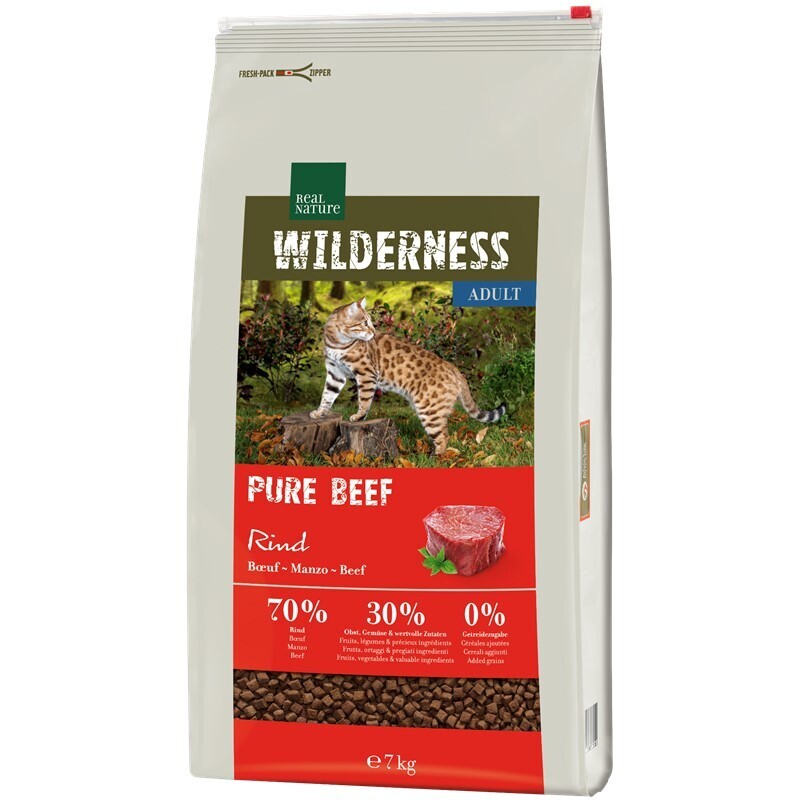 REAL NATURE Trockenfutter REAL NATURE WILDERNESS Pure Beef Adult 7 kg