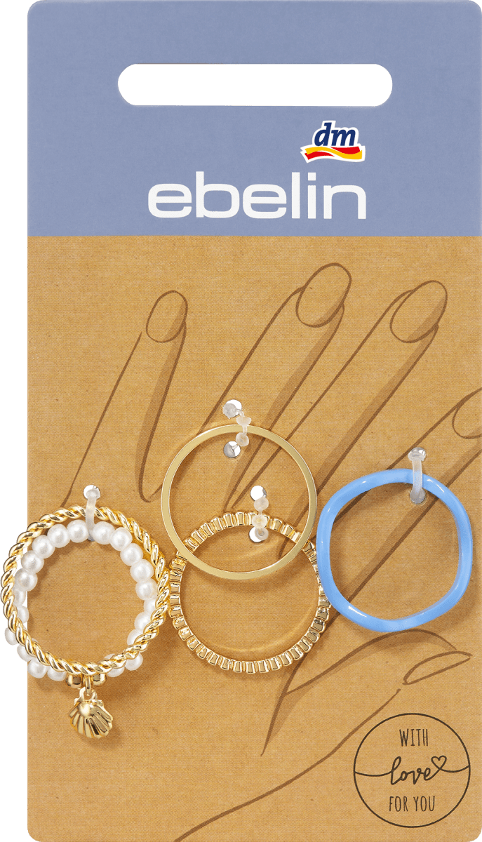 Ringe Gold-Optik, 5 St