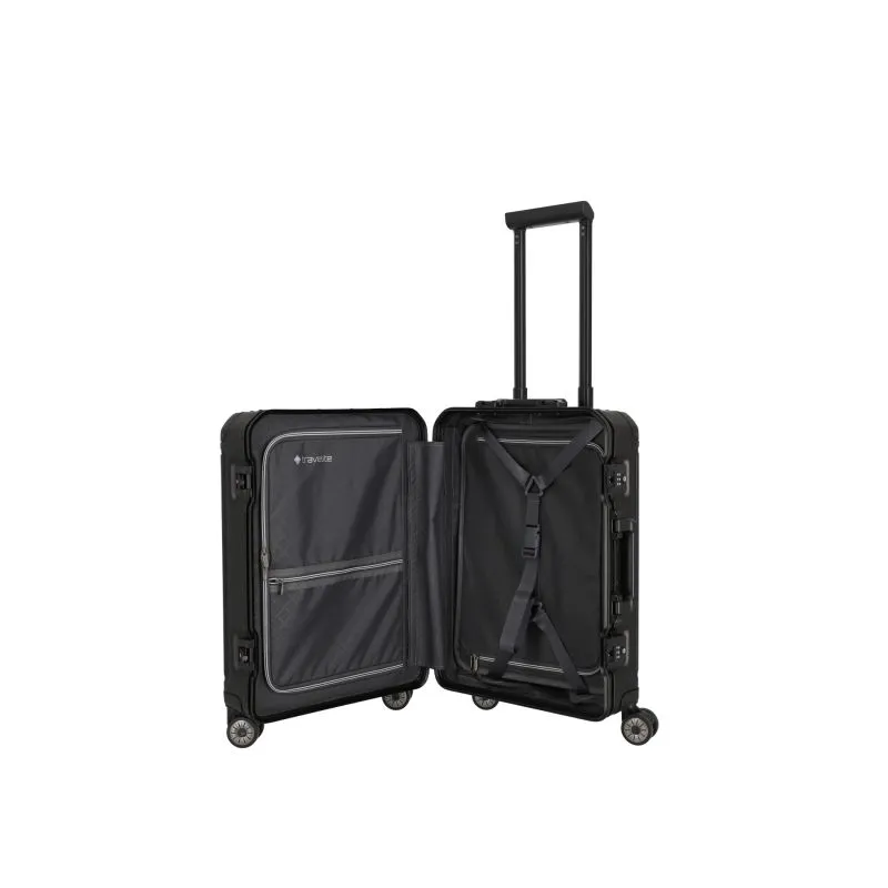Travelite NEXT Trolley S mit 4 Rollen (55cm) - Schwarz