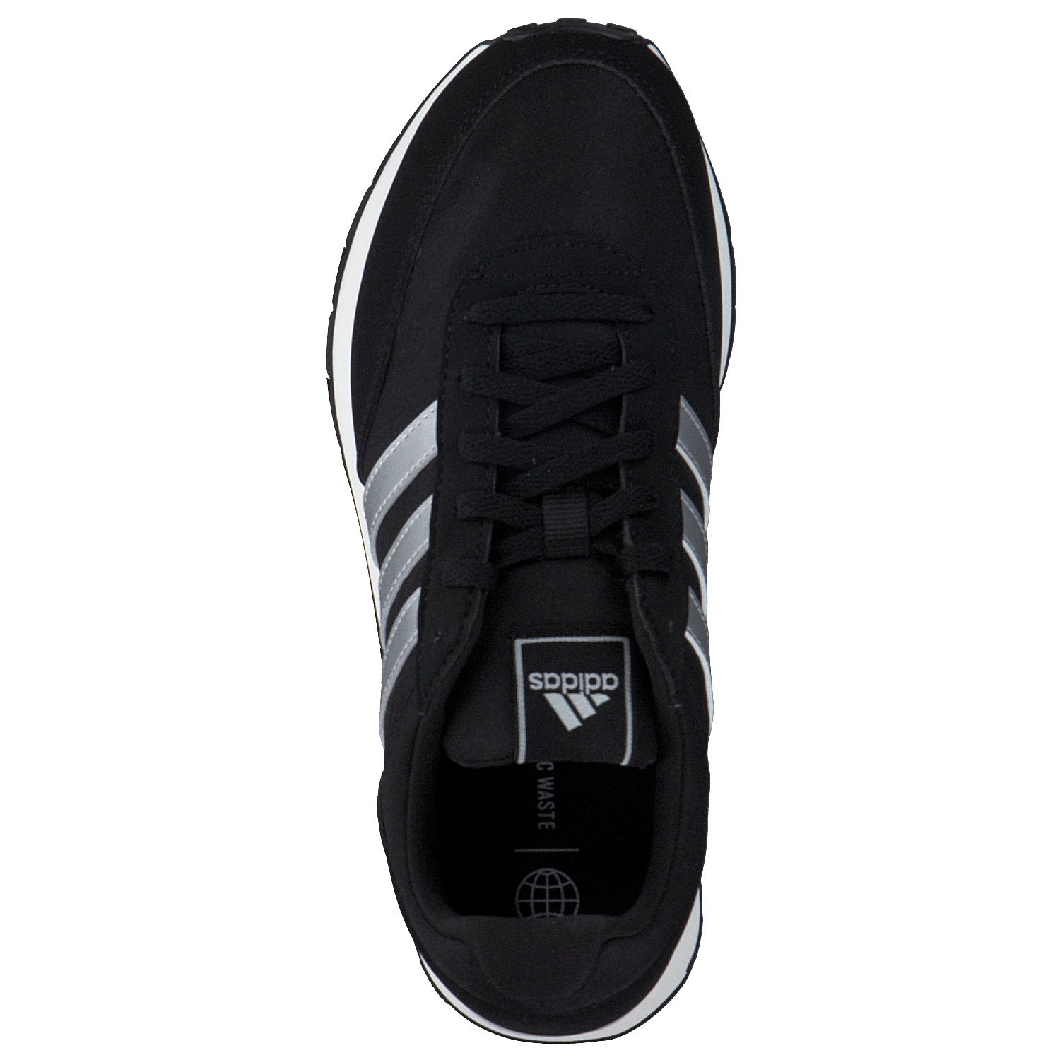 Adidas Run 60s 3.0 W, Sneakers Low, Damen, black/slvmt/white