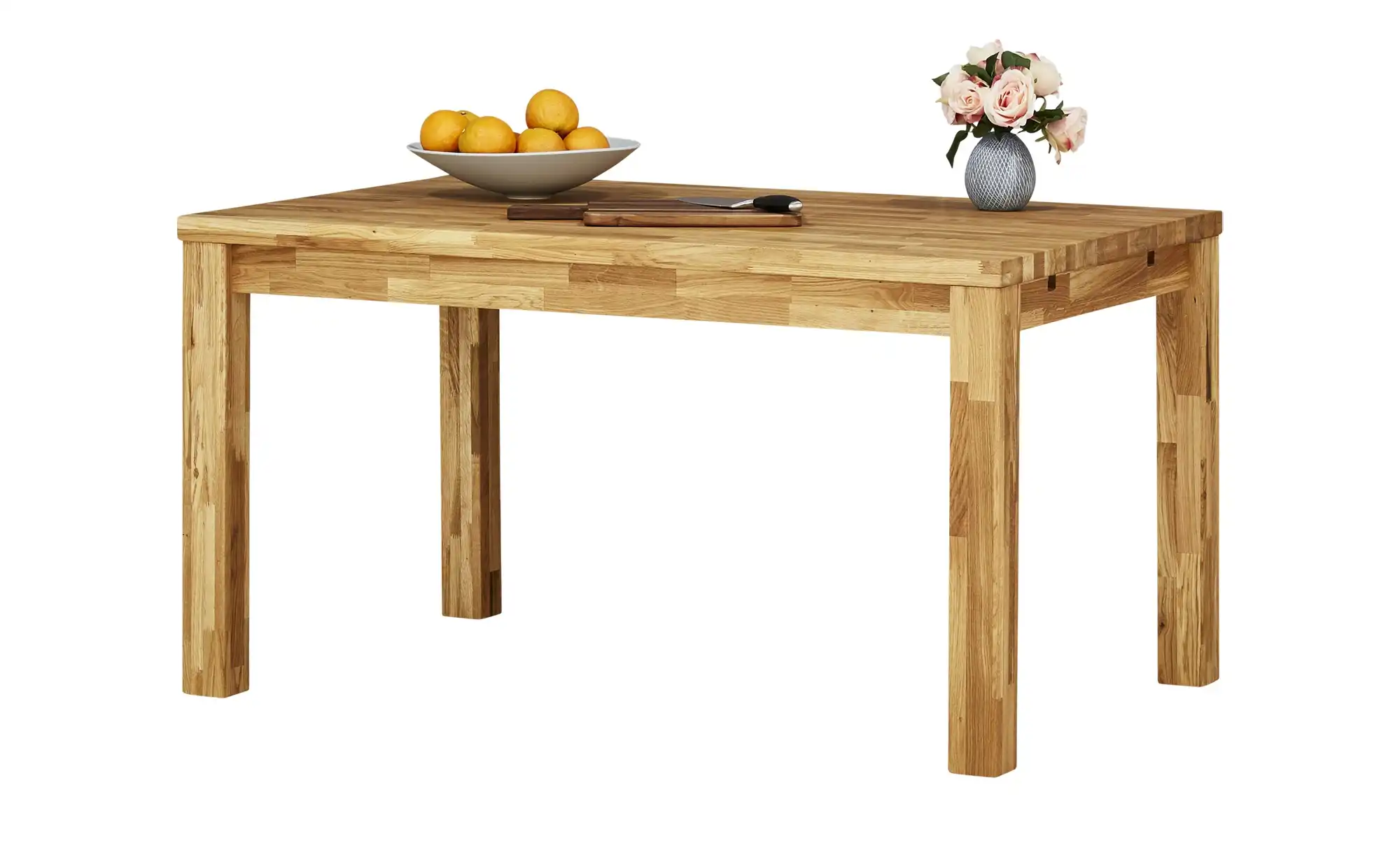 Esstisch mit Ansteckplatten