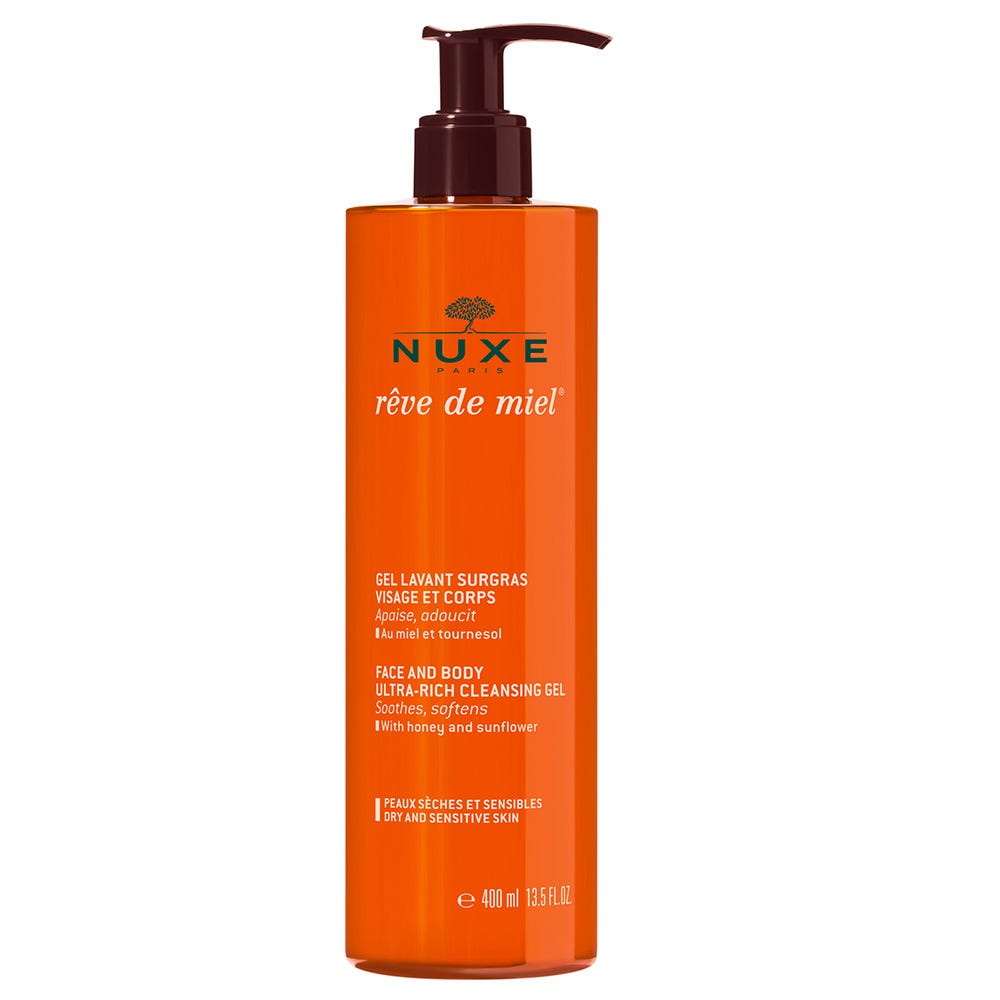 NUXE Rêve deMiel Reinigungsgel Gesicht & Körper 400 ml
