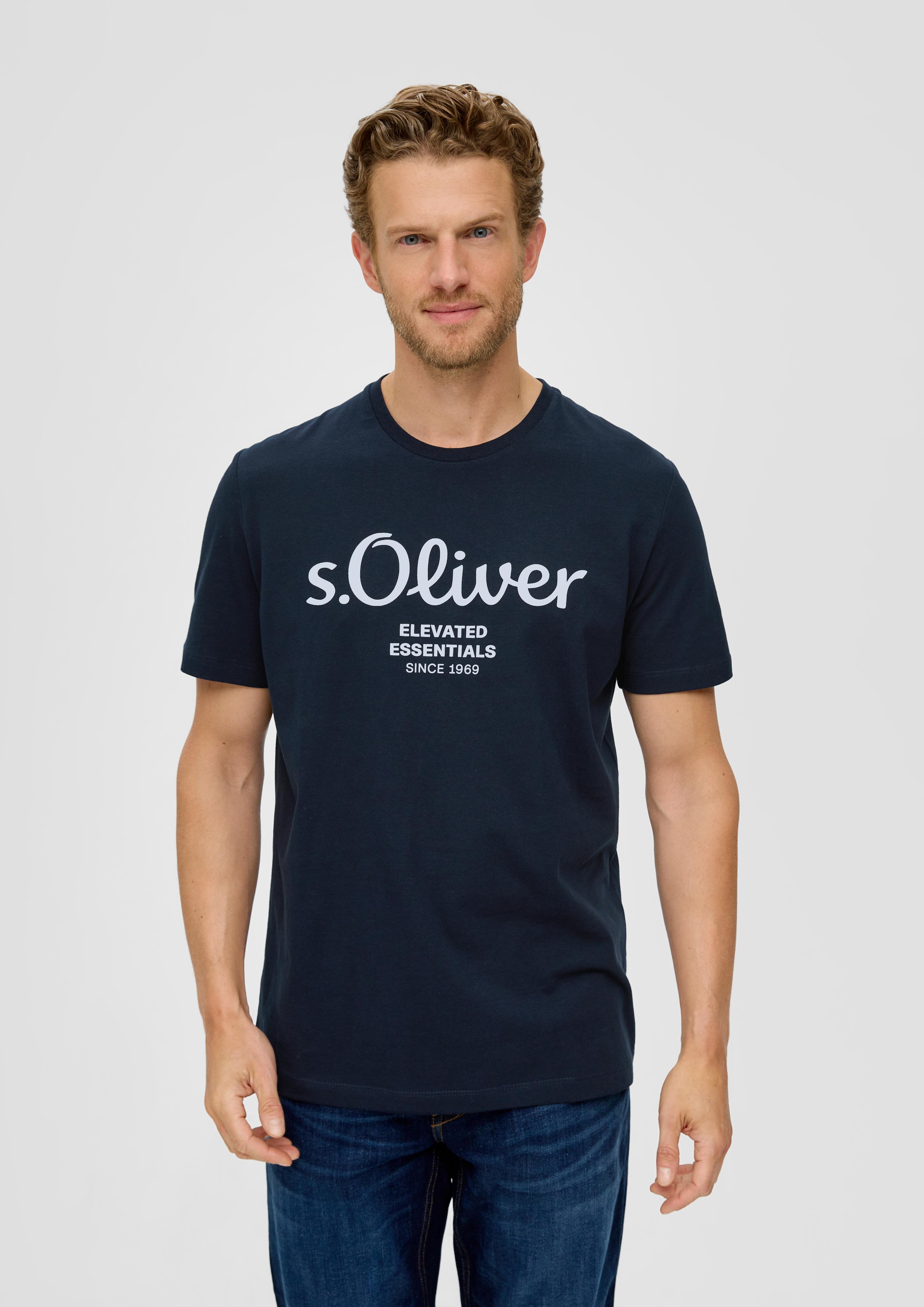 T-Shirt mit Label-Print  2139909-59D1