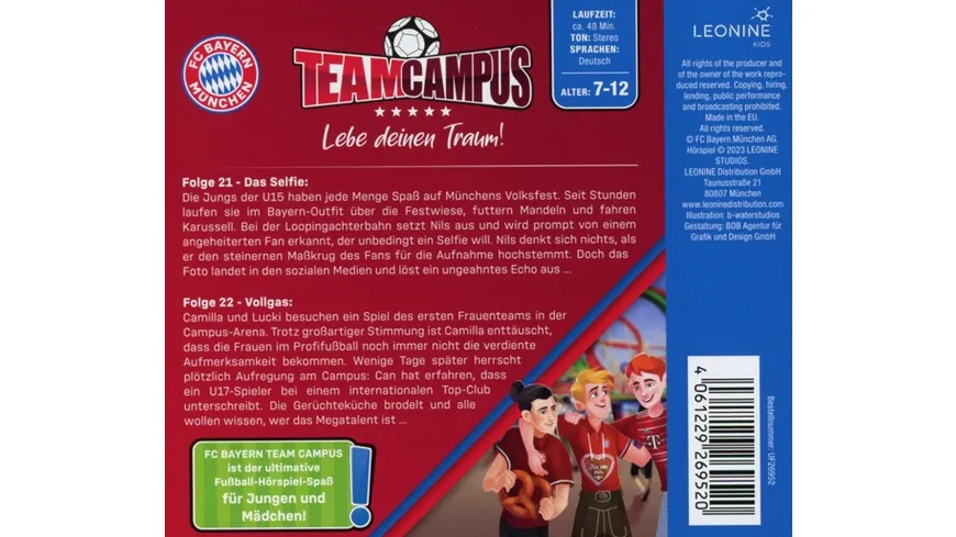 FC Bayern Team Campus (Fußball) (CD 11)
