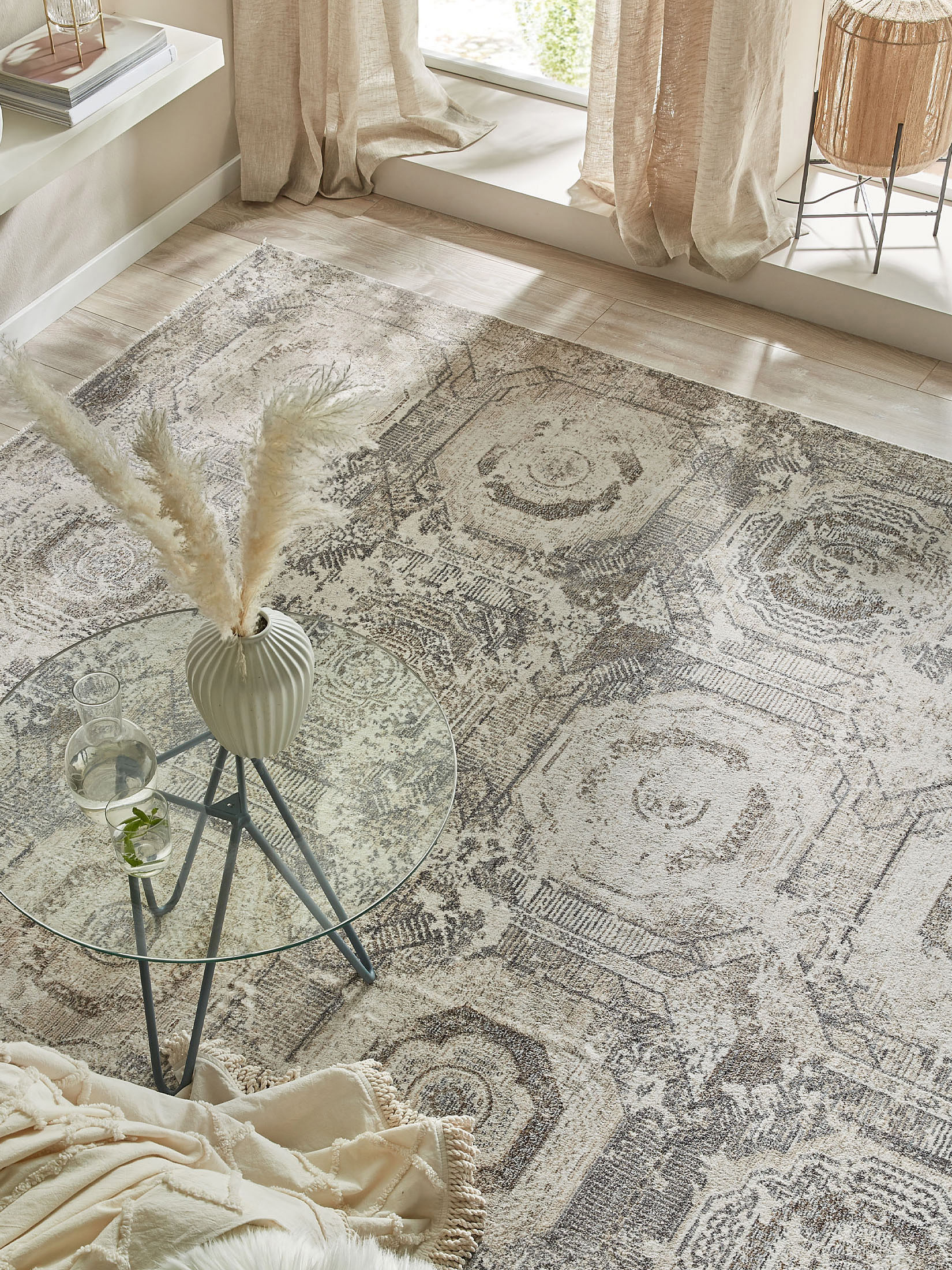 Kavala Vintage-Teppich, Ivory