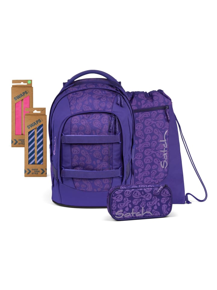 Satch Pack Schulranzen-Set 5-teilig in bright faces günstig kaufen onesize