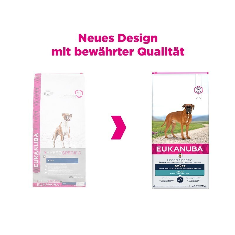 EUKANUBA Hundetrockenfutter EUKANUBA Breed Specific Boxer 2x12 kg