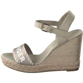 Tommy Hilfiger Seasonal Webbing Wedge in beige