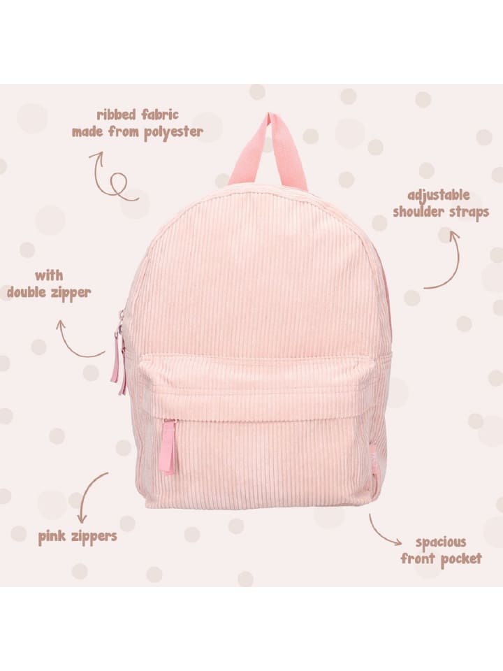 COFI 1453 Prêt Rucksack für Schule & Freizeit – Verstellbare Gurte & weicher in Rosa günstig kaufen 30 cm