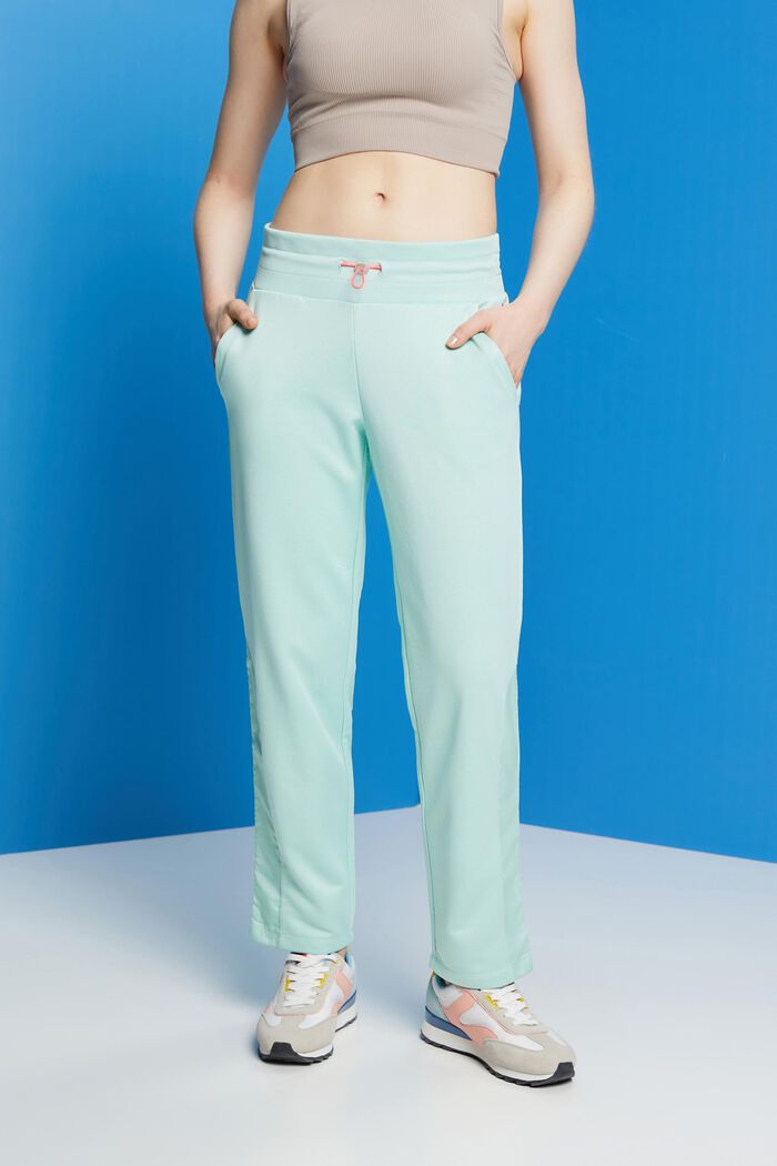 Schmale Jogginghose aus Baumwoll-Mix