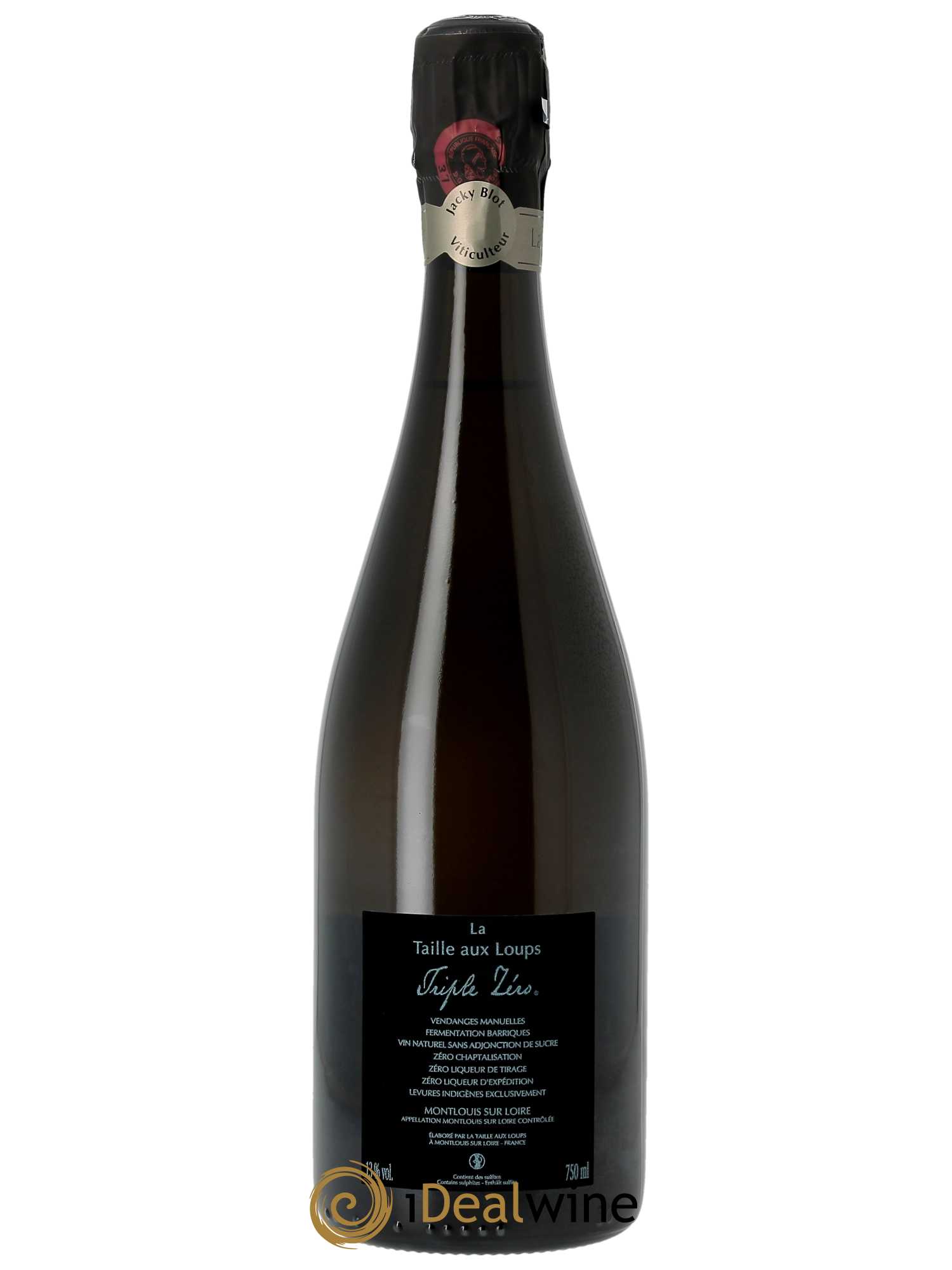 Montlouis-sur-Loire Triple Zéro La Taille aux Loups - Jacky Blot   - Lot de 1 Bouteille