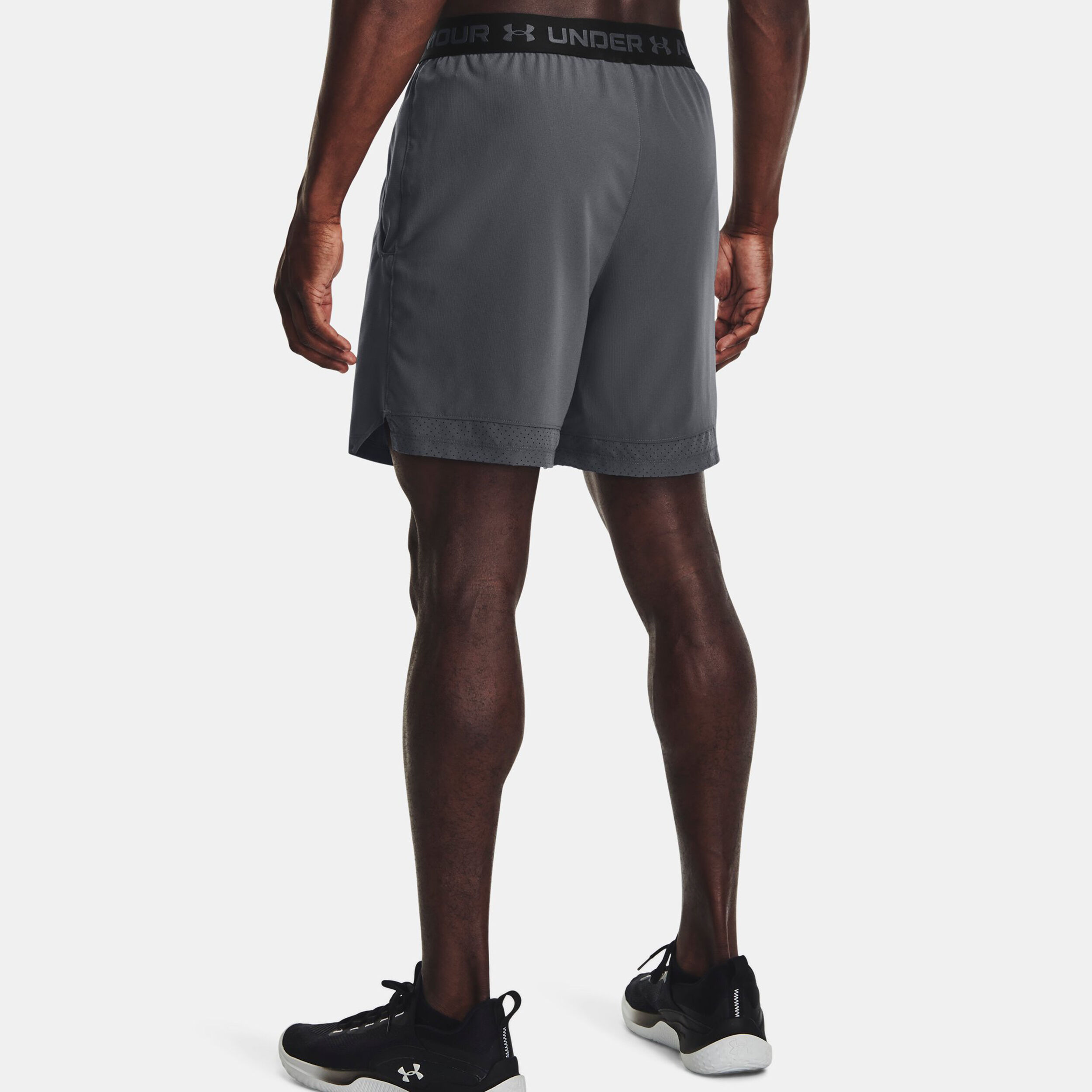 Vansih Woven 6in Shorts Herren - Dunkelgrau, Schwarz