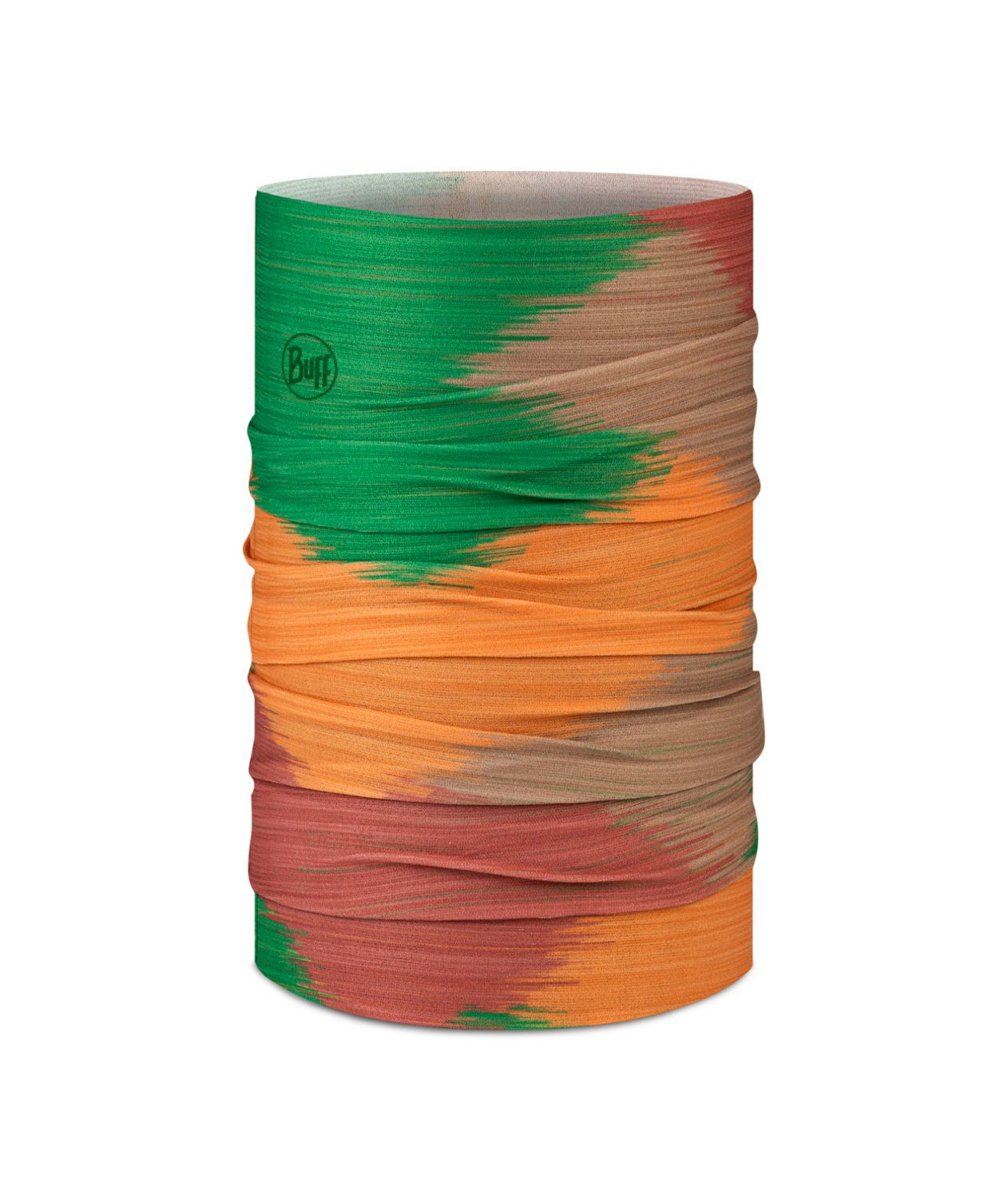 Buff Multifunktionstuch Coolnet UV Multifunktionstuch grün/orange/rot