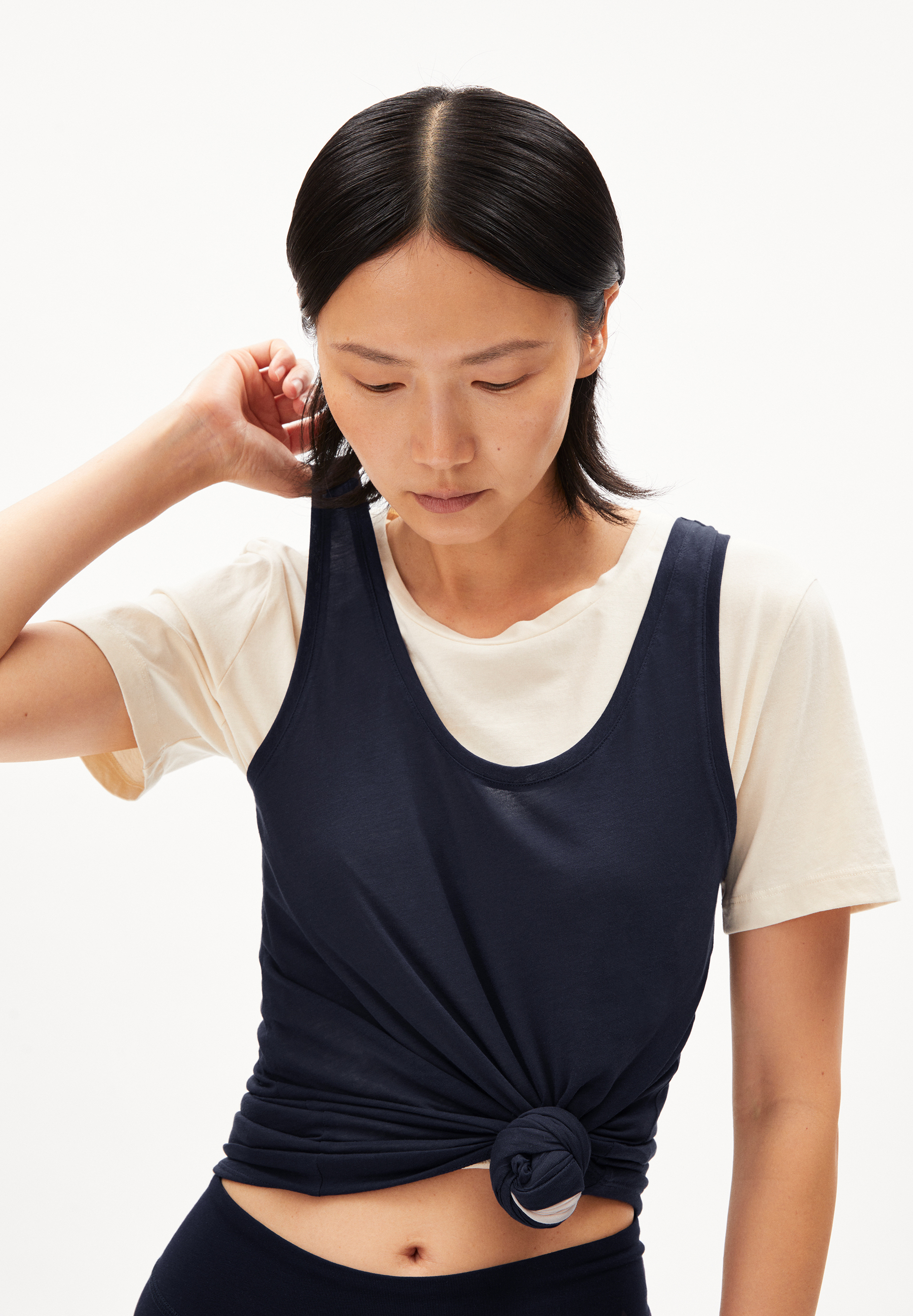 Top Slim Fit aus Bio-Baumwolle