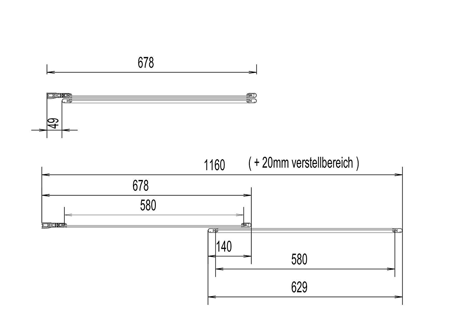 Schulte Badewannenaufsatz Komfort, 3 mm Sicherheitsglas, (2 tlg), BxH: 70-118 x 140 cm, ausziehbar