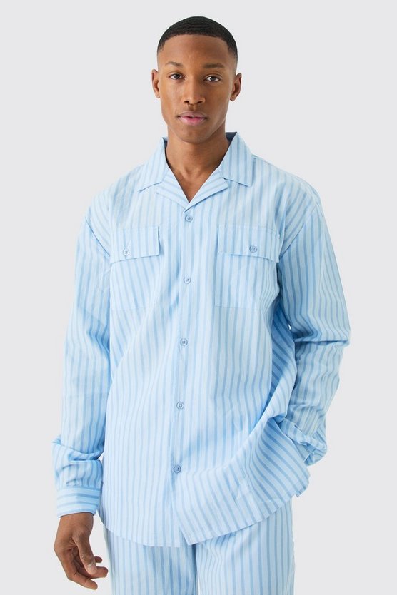 Gestreiftes Loungewear-Hemd