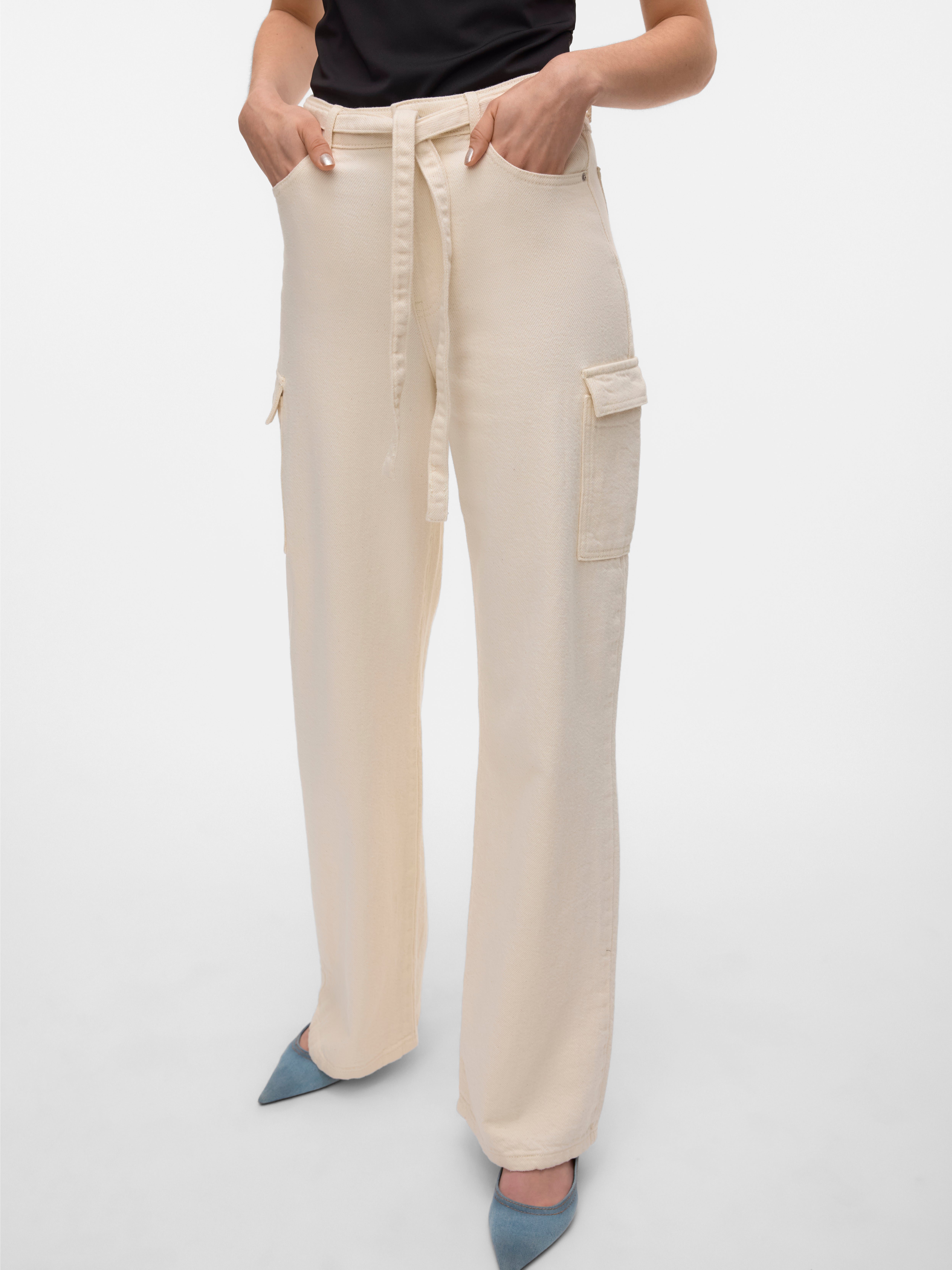 VMKATHY Hohe Taille Weit geschnitten Jeans