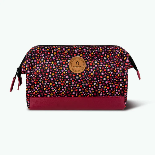 Via Polo raspberry toiletry bag