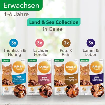 IAMS Delights Adult Land & Sea Mix