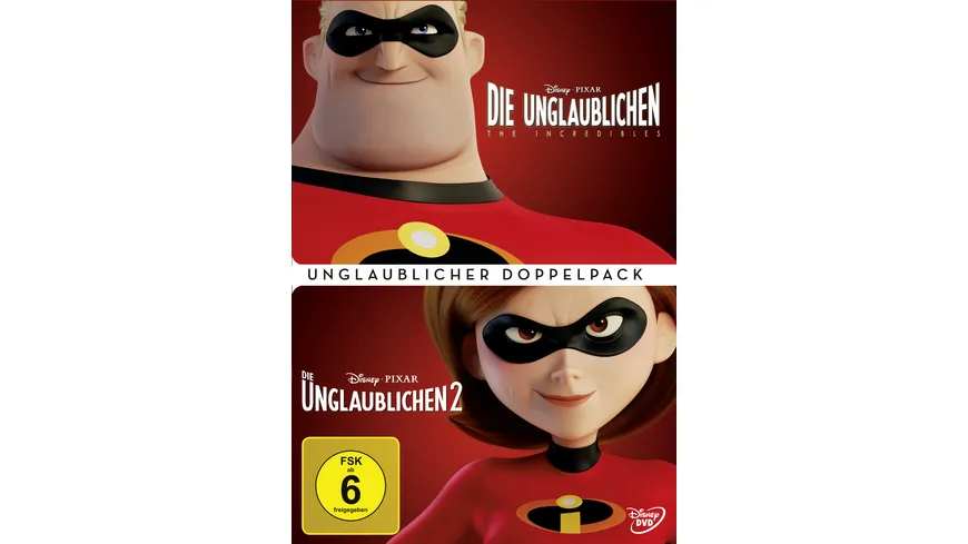 Die Unglaublichen 1+2  (Doppelpack)  [3 DVDs]
