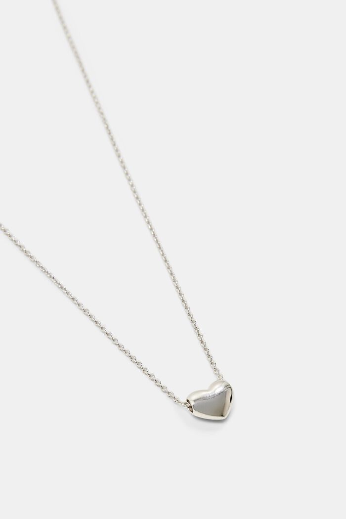 Kette mit Herz-Anhänger, aus Sterling Silber