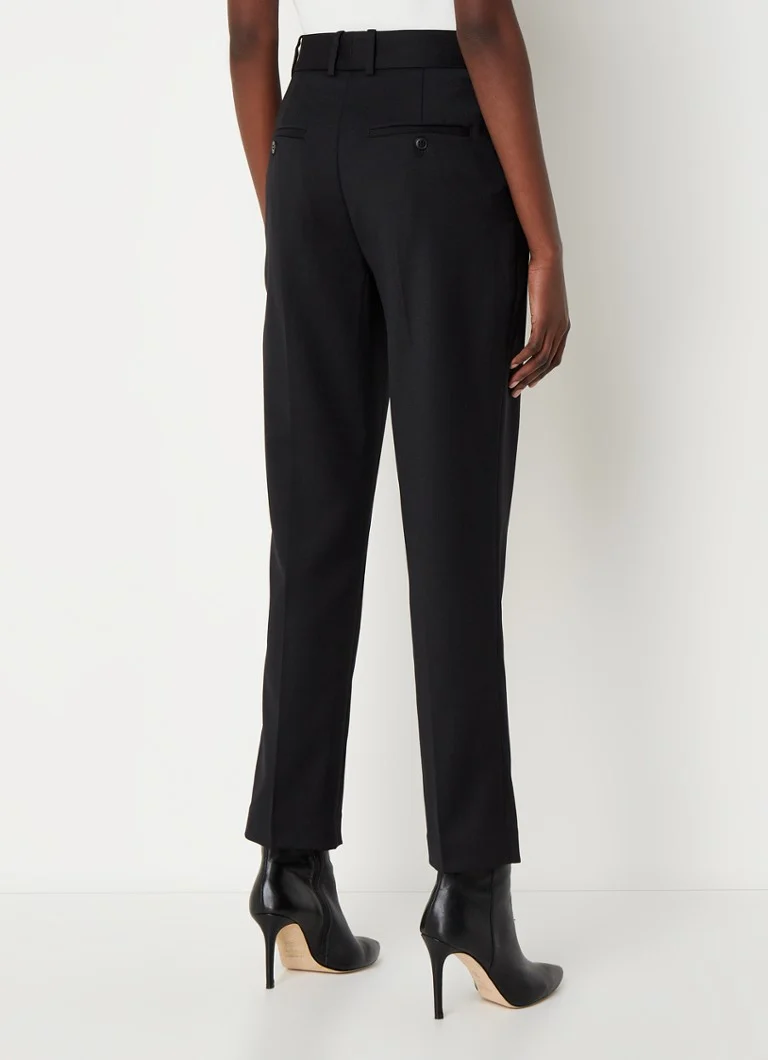 Reiss Haisley high-waist tapered fit trousers with side pockets