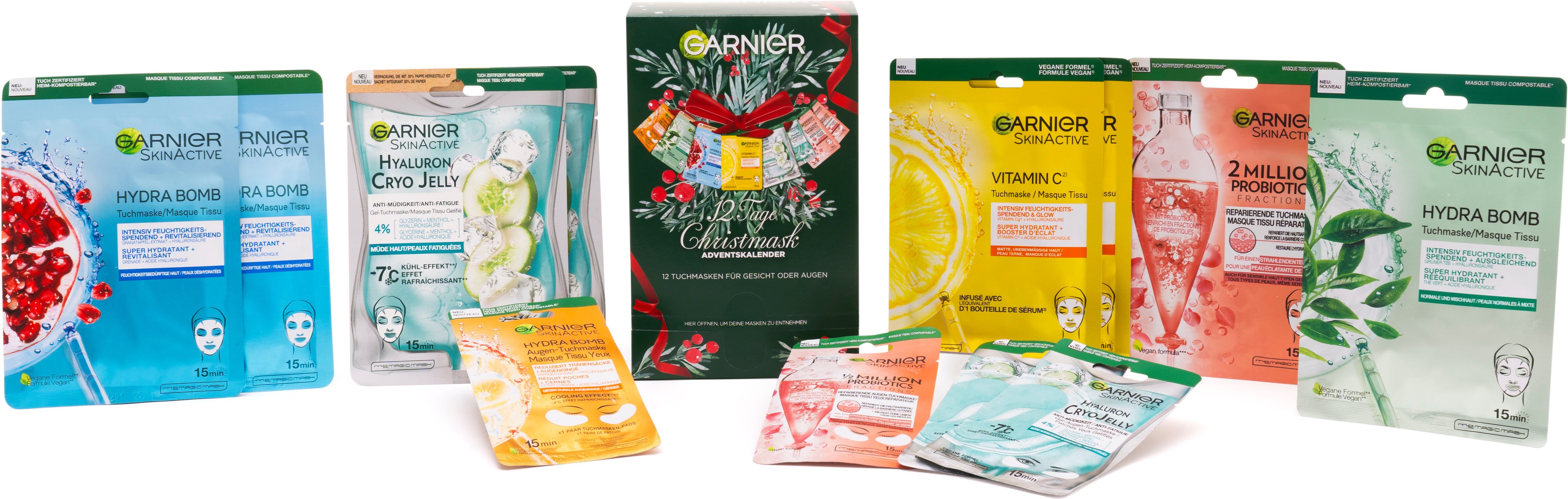 GARNIER Gesichtsmaske Garnier Tuchmasken Adventskalender