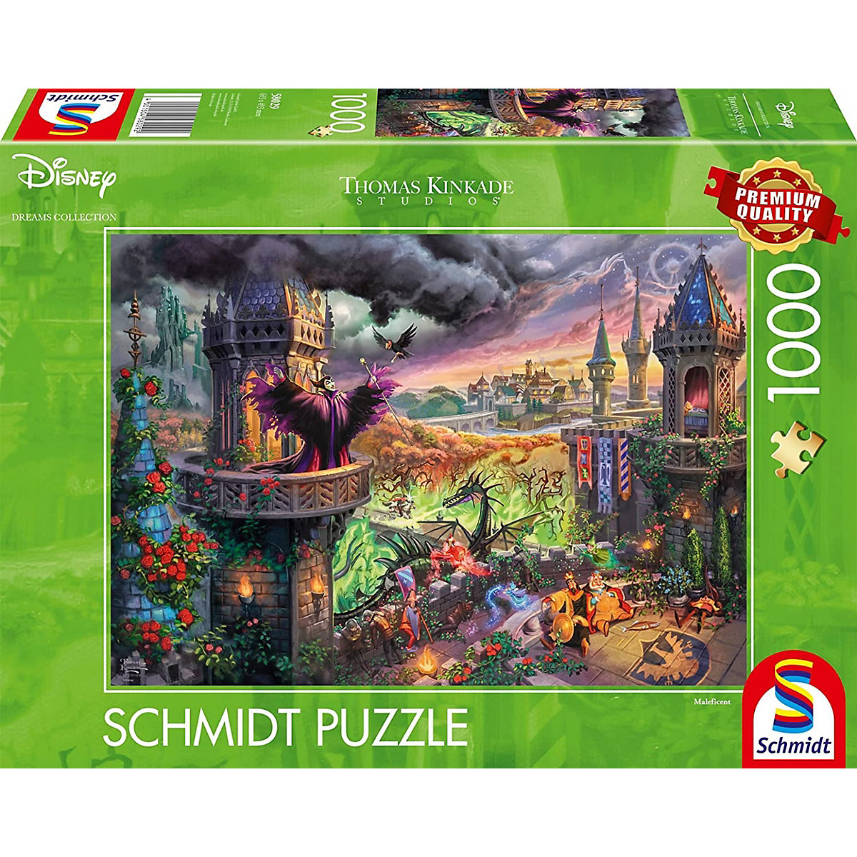 Puzzle Kinkade   Maleficent, 1.000 Teile