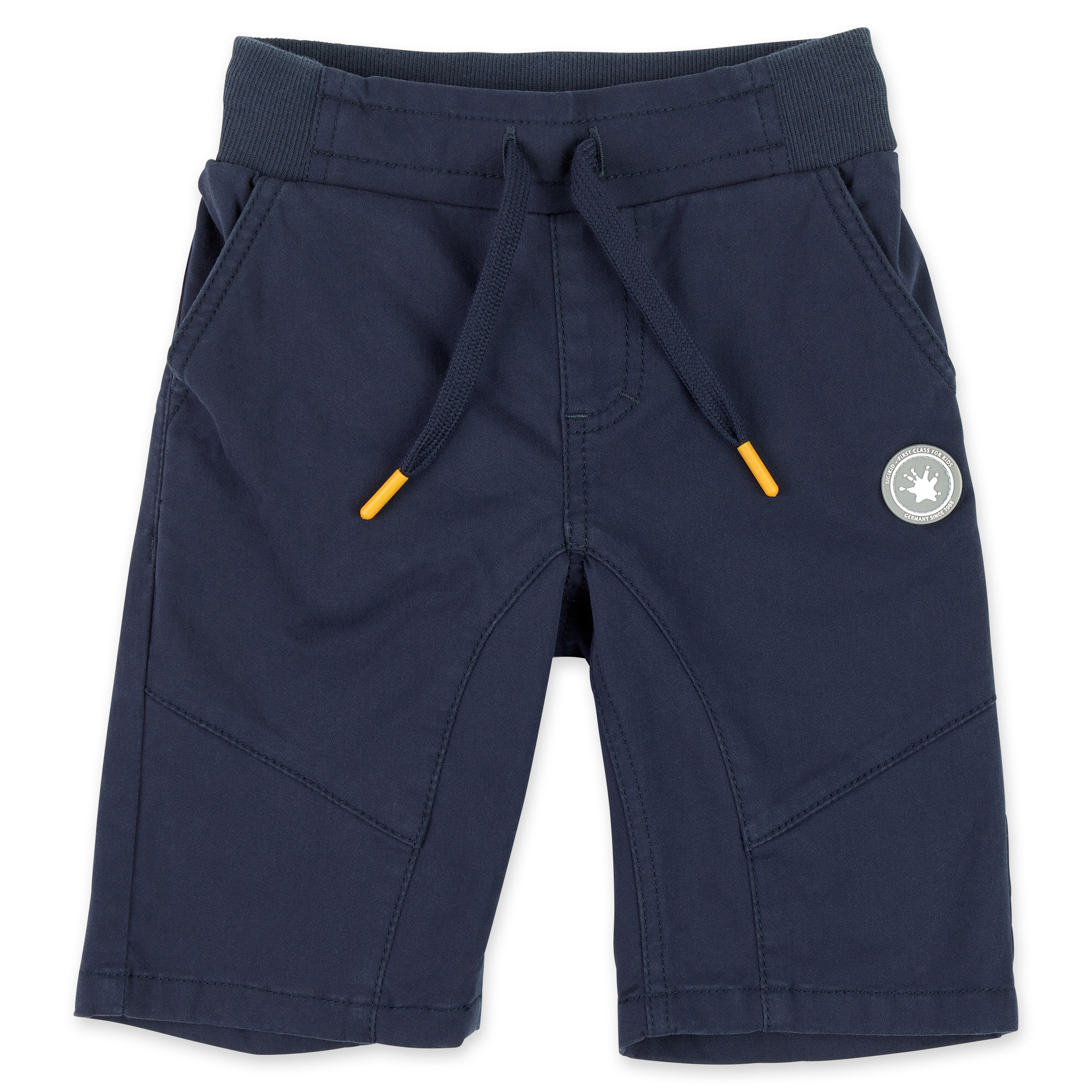 Dunkelblaue Kinder Gabardine Bermuda