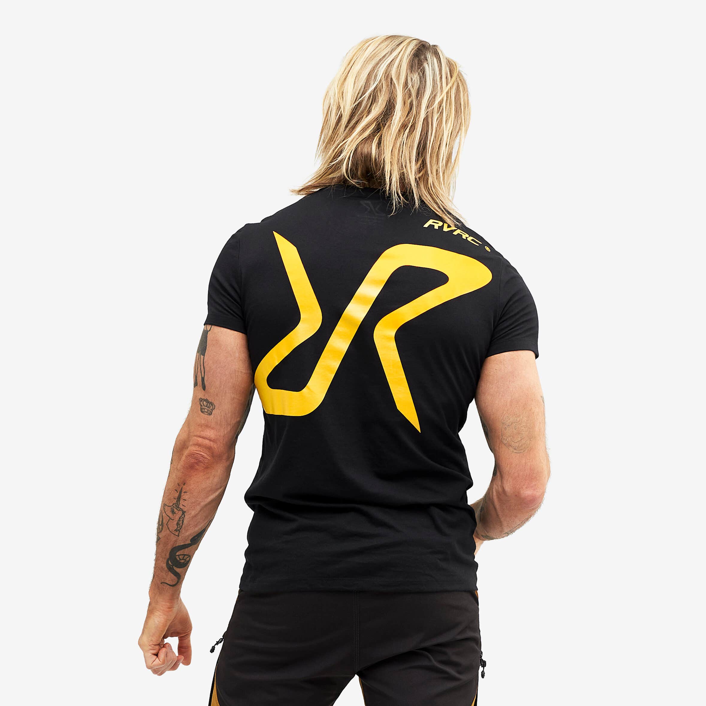 Fat Logo Tee 2.0 Homme Black/Yellow
