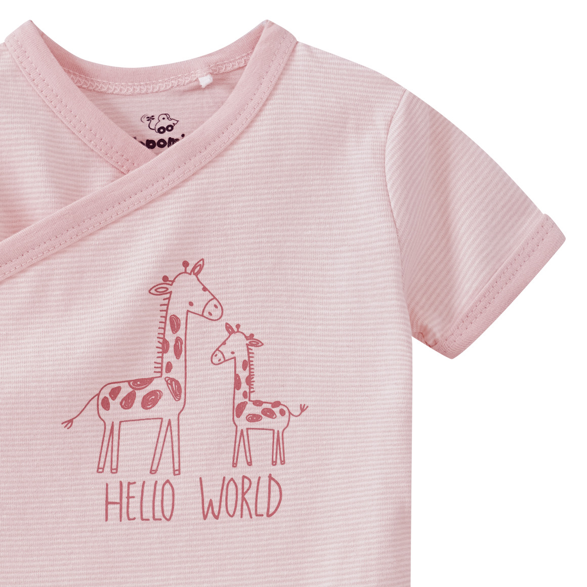 Newborn Wickelbody mit Tier-Motiv