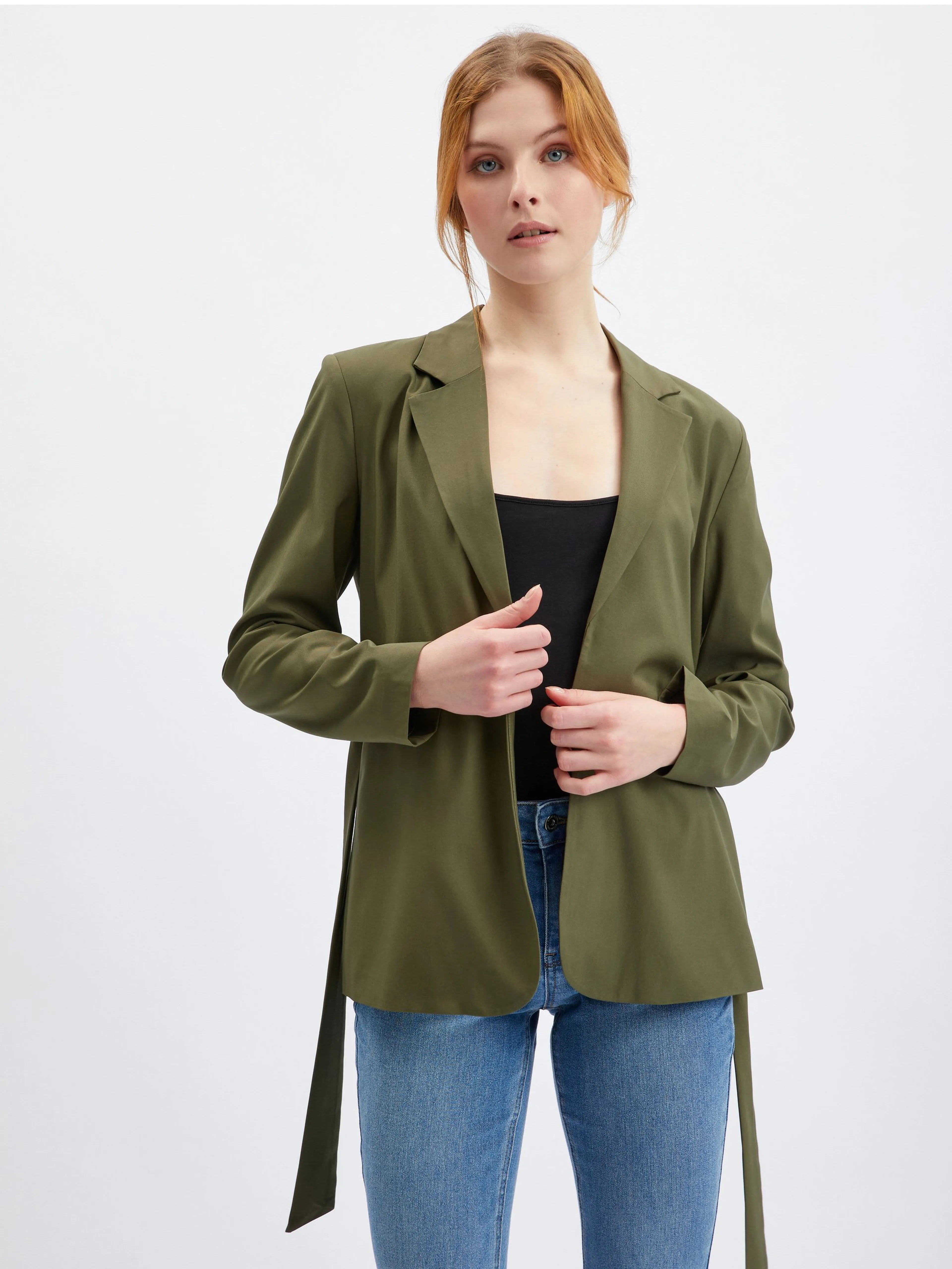 Khakifarbene Damenjacke ORSAY