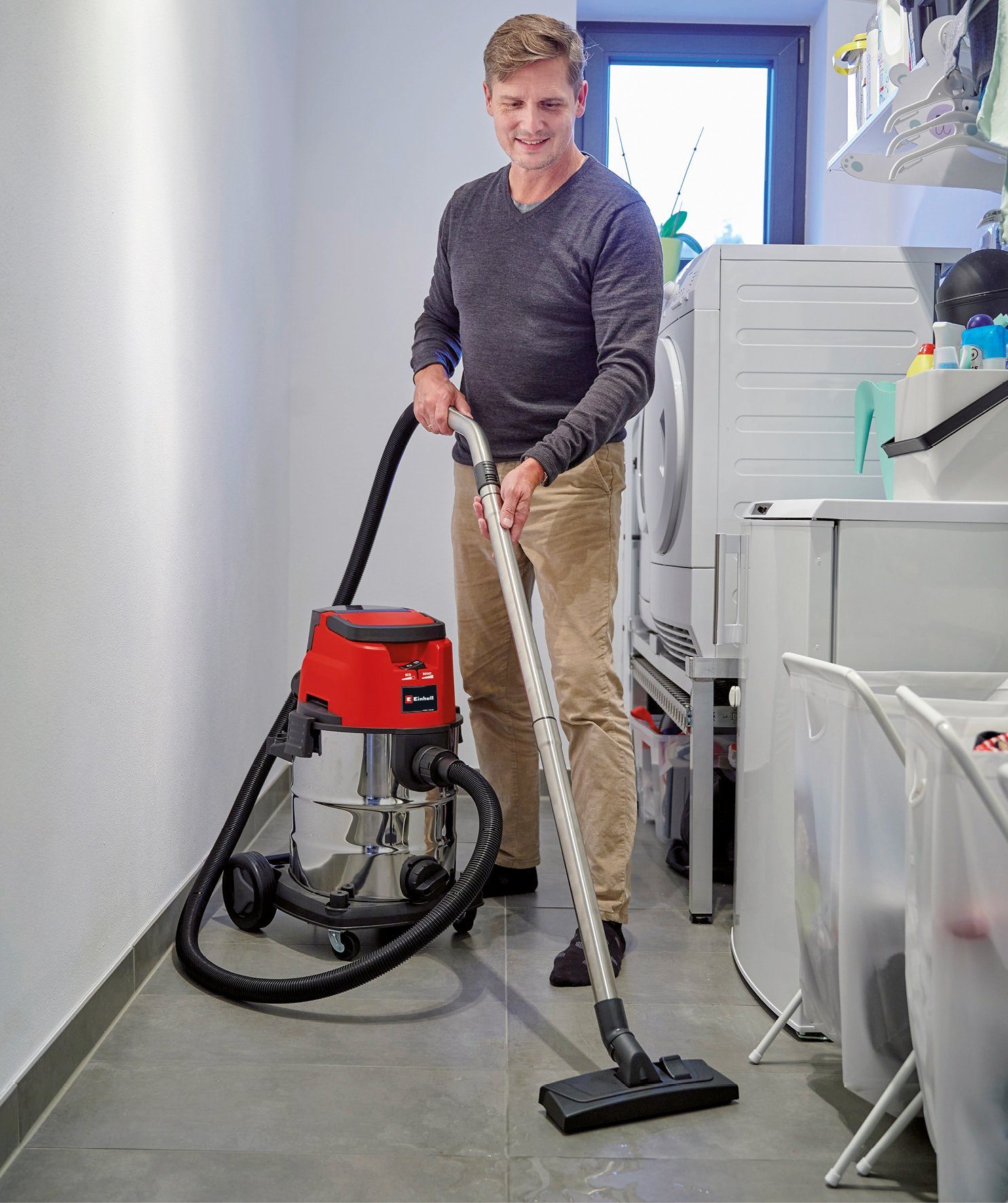 Einhell Nass-Trocken-Sauger TE-VC 36/25 Li S-Solo, 108 W, ohne Akku