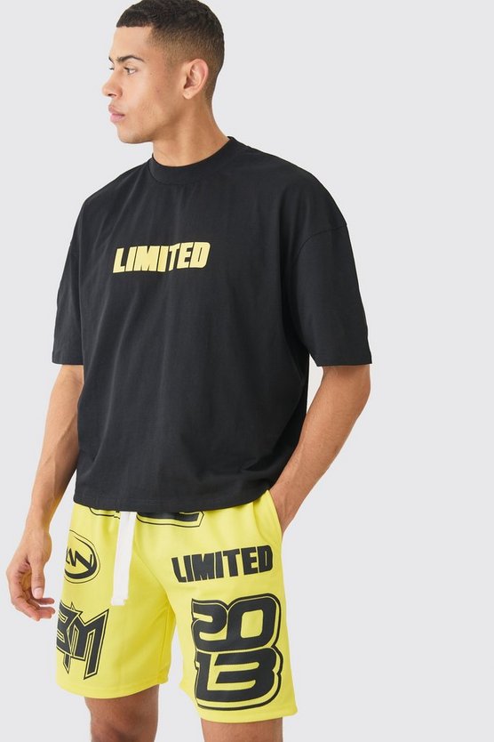 Kastiges Oversize Limited T-Shirt & Mesh Basketball-Shorts