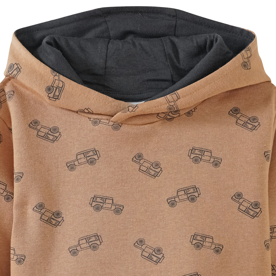 Jungen Hoodie mit Geländewagen-Allover