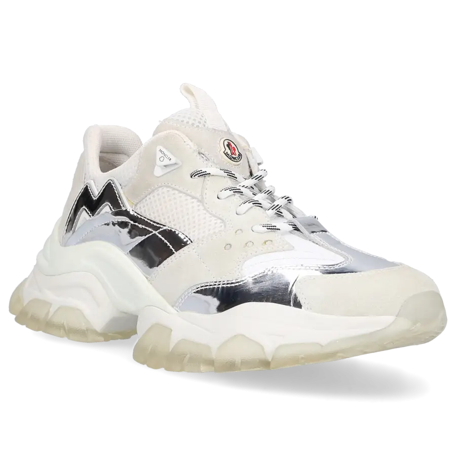 Moncler - Sneaker low LEAVE NO TRACE Kalbsleder - weiß